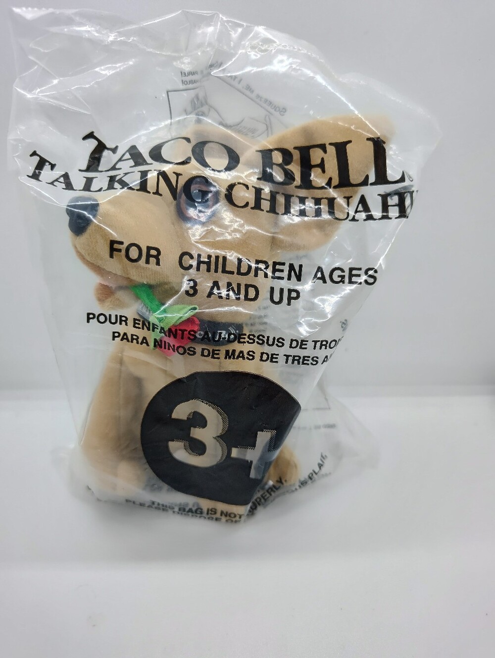 Taco bell Chihuahua With Chihuahua With Rose Plush - Original Packaging